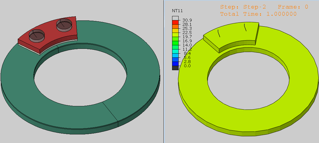 simulation of a disc brake system